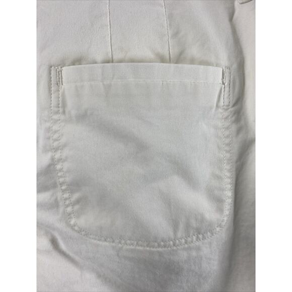 Chico‎ Pants Womens Size 1 Short Small Ivory White Straight Slacks Casual - Picture 3 of 9
